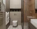 Угаалгын өрөөний машинтай угаалгын өрөөний зураг төсөл: Бид техникийг хэрэгжүүлж, сансрын функцийг хийдэг 4843_84
