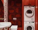 Badezimmerdesign mit einer Waschmaschine: Wir führen die Technik aus und machen den Raum funktionsfähig 4843_9