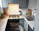 8廚房設計的功能示例，面積6平方米。 m 488_41