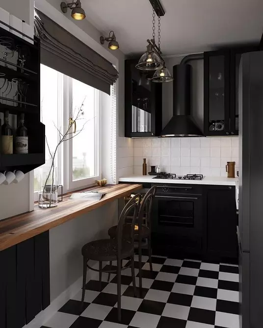8 Ví dụ về thiết kế nhà bếp với diện tích 6 mét vuông. M. 488_63