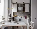 8 functional examples of kitchen design with an area of ​​6 square meters. M. 488_74