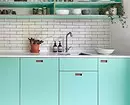 Cuisine interior in mint color (76 photos) 4935_28