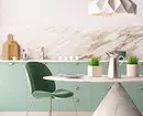 Cuisine interior in mint color (76 photos) 4935_79