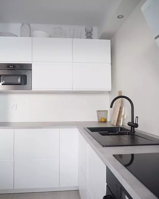Køkkener fra IKEA: Ægte billeder i interiøret og 5 stilarter, hvor de passer perfekt 4971_114