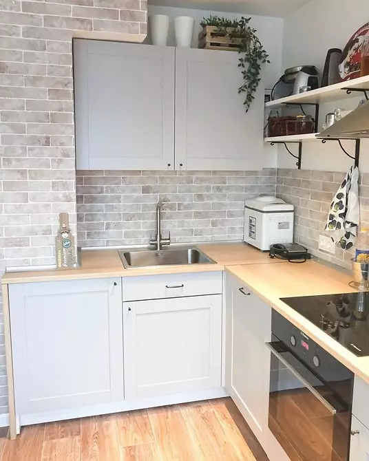 Kitchens kubva ku IKEA: Mufananidzo chaiwo mune zvemukati uye mashanu masitai mazviri anokwana zvakakwana 4971_19