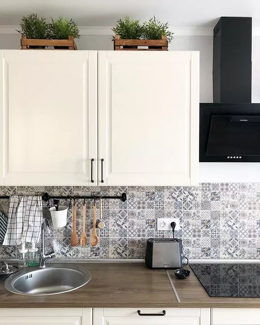 Køkkener fra IKEA: Ægte billeder i interiøret og 5 stilarter, hvor de passer perfekt 4971_47