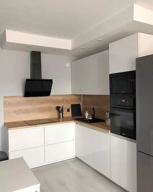 Køkkener fra IKEA: Ægte billeder i interiøret og 5 stilarter, hvor de passer perfekt 4971_77
