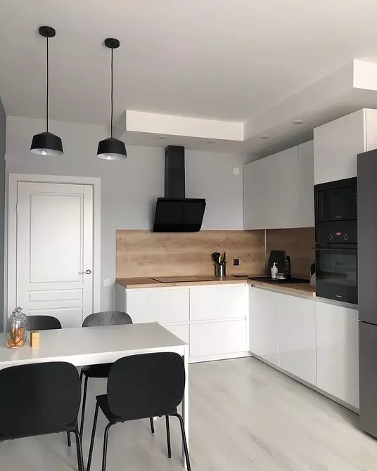 Kitchens fan IKEA: Echte foto's yn it ynterieur en 5 stilen wêryn se perfekt passe sille 4971_78