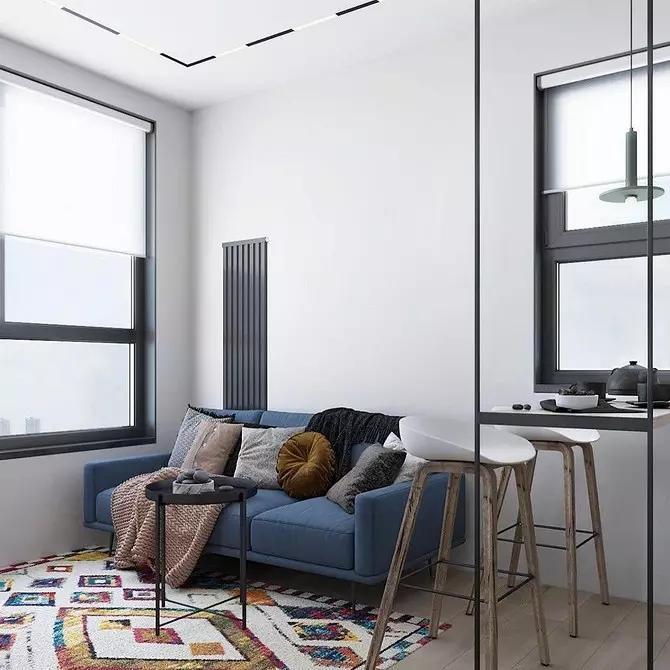 5 Técnicas de cores perfectas para o interior dun pequeno apartamento 4989_45