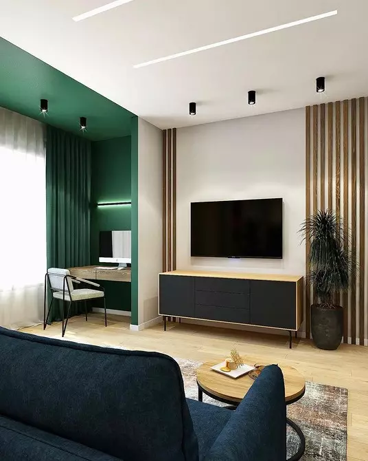 5 تکنیک های رنگی کامل برای داخل یک آپارتمان کوچک 4989_74