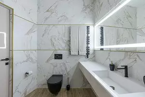 7 controversial techniques in the design of the bathroom, which will irritate purity lovers