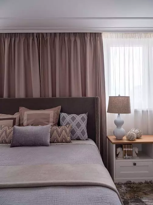 Hoe ontwerpers zijn uitgerust met slaapkamers, als er geen plaats is: 6 ideeën van echte projecten 5029_19