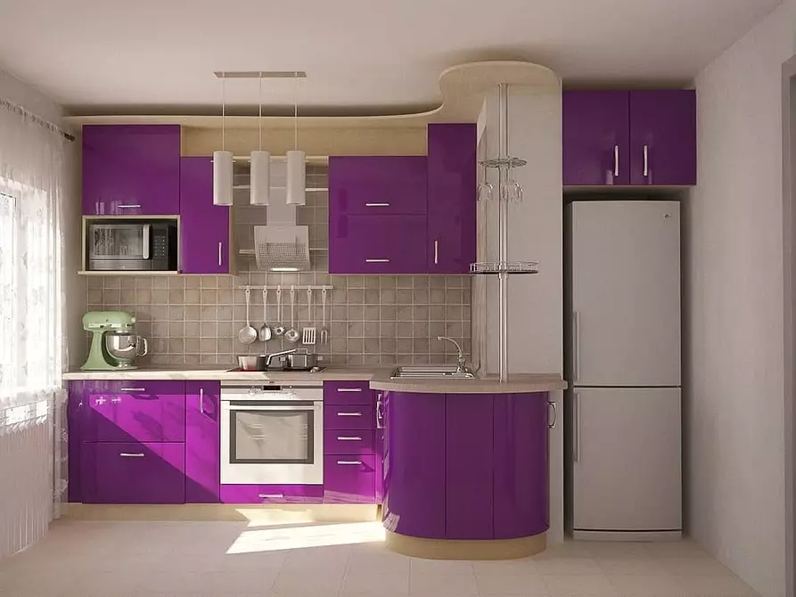 Оформляємо кухню в бузковому кольорі: 4 ради і популярні помилки 5045_135