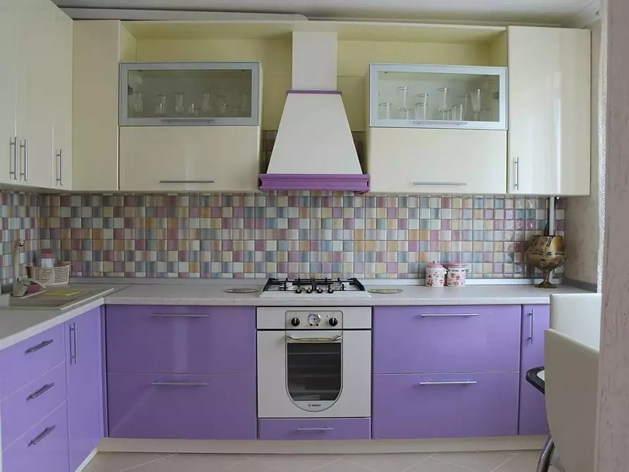 Kami ngagambar dapur dina lilac: 4 déwan sareng kasalahan anu populér 5045_140