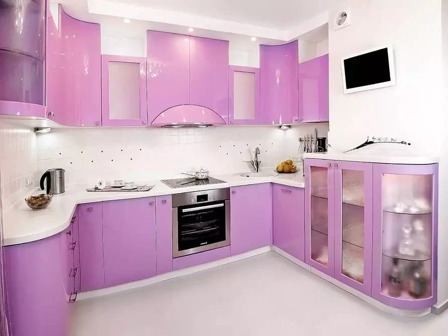 Kami ngagambar dapur dina lilac: 4 déwan sareng kasalahan anu populér 5045_141