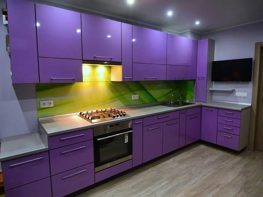 Kami ngagambar dapur dina lilac: 4 déwan sareng kasalahan anu populér 5045_142