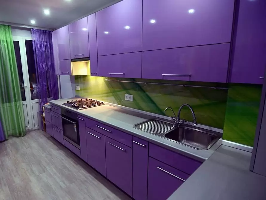 Kami ngagambar dapur dina lilac: 4 déwan sareng kasalahan anu populér 5045_143