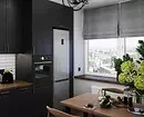 Nós decoramos a cozinha em preto: belas idéias e conselhos 5101_10