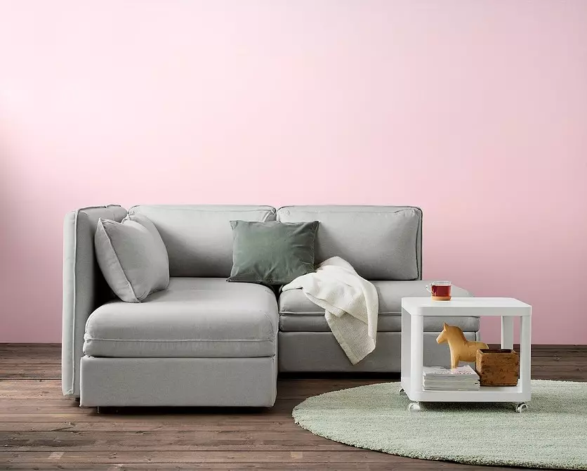 No mēbeļu izvēles uz apgaismojumu: Izveidojiet dzīvojamās istabas interjeru, izmantojot IKEA 5104_101
