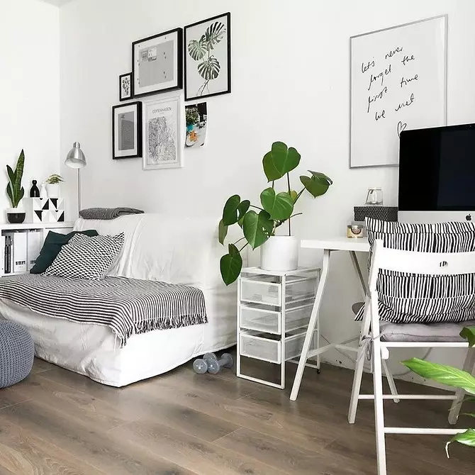 No mēbeļu izvēles uz apgaismojumu: Izveidojiet dzīvojamās istabas interjeru, izmantojot IKEA 5104_102
