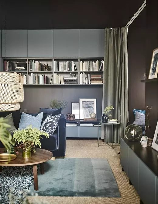 No mēbeļu izvēles uz apgaismojumu: Izveidojiet dzīvojamās istabas interjeru, izmantojot IKEA 5104_27