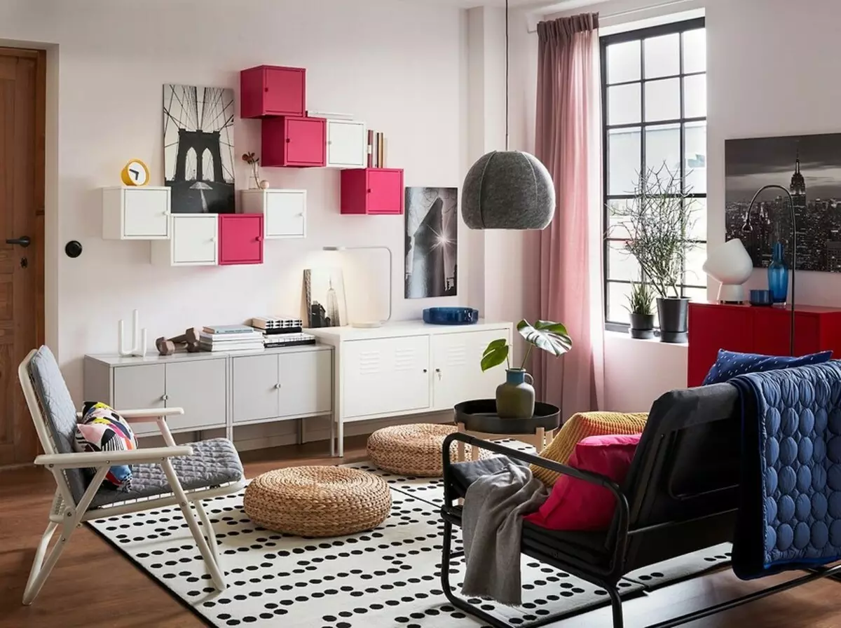 Dalla scelta dei mobili all'illuminazione: distingue l'interno del soggiorno usando Ikea 5104_88