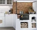 Kuhinjska oprema s štedilnikom v zasebni hiši (40 fotografij) 5108_45
