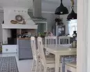 एक निजी घर में स्टोव के साथ रसोई डिजाइन (40 तस्वीरें) 5108_55
