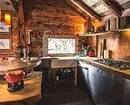 Idea for a country house: a kitchen in the style of chalet 511_51