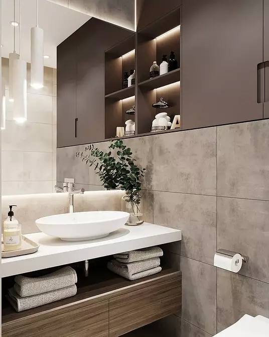 5 Tipps, die dazu beitragen, das Design eines Badezimmers mit einer Fläche von 3 Quadratmetern zu arrangieren. M. 5174_120