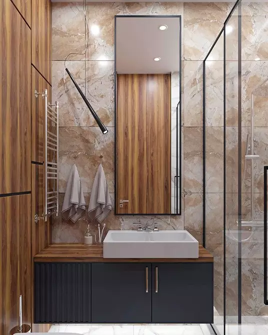 5 tips, der vil hjælpe med at arrangere design af et badeværelse med et område på 3 kvadratmeter. M. 5174_122