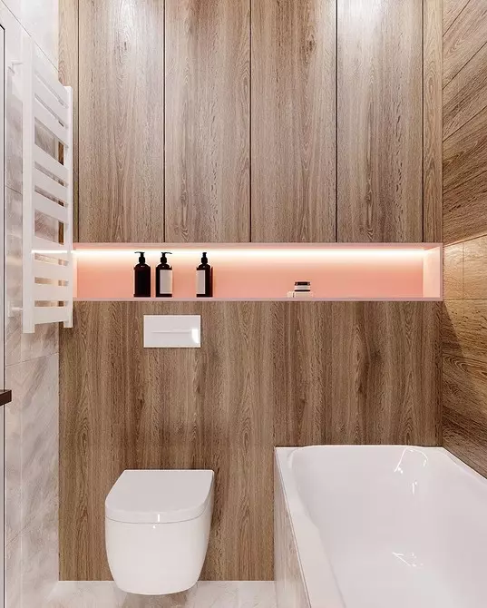 5 padomi, kas palīdzēs organizēt vannas istabas dizainu ar platību 3 kvadrātmetru. M. 5174_13