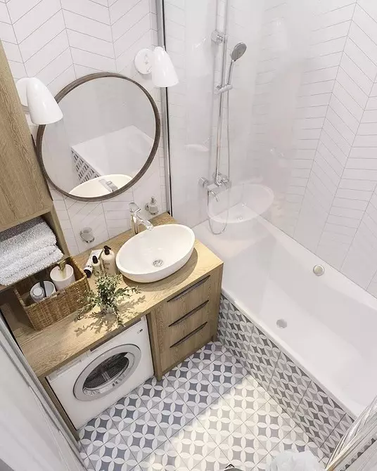 5 padomi, kas palīdzēs organizēt vannas istabas dizainu ar platību 3 kvadrātmetru. M. 5174_31