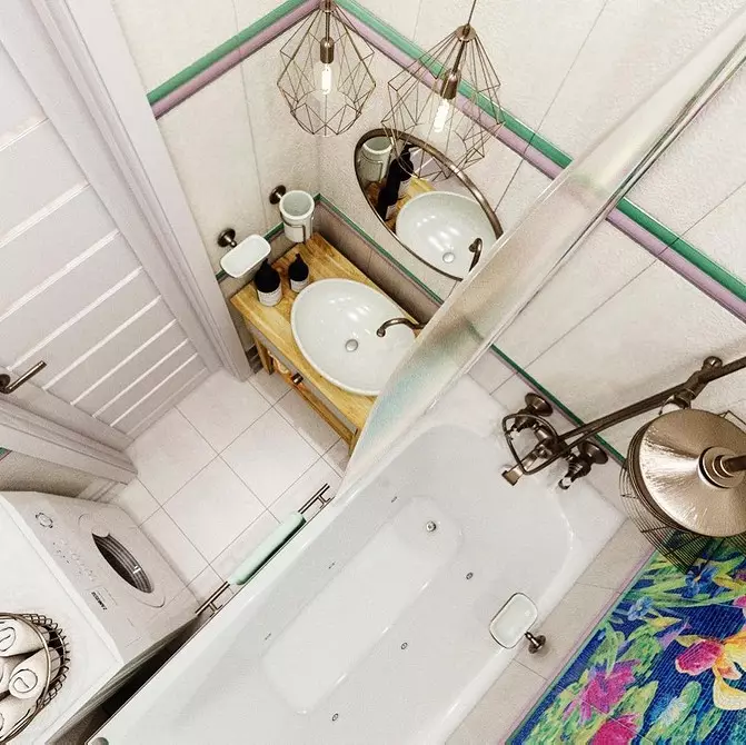 5 Tipps, die dazu beitragen, das Design eines Badezimmers mit einer Fläche von 3 Quadratmetern zu arrangieren. M. 5174_37