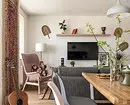 Apartament studio në stilin skandinav me elemente boho 5255_13
