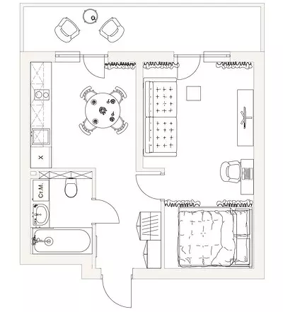 Sero Pink: Mały apartament w odcieniach mody 5268_33