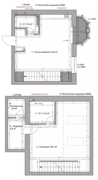 İskandinav Minimalizm: Oyuncular için iki katmanlı daire 5275_30