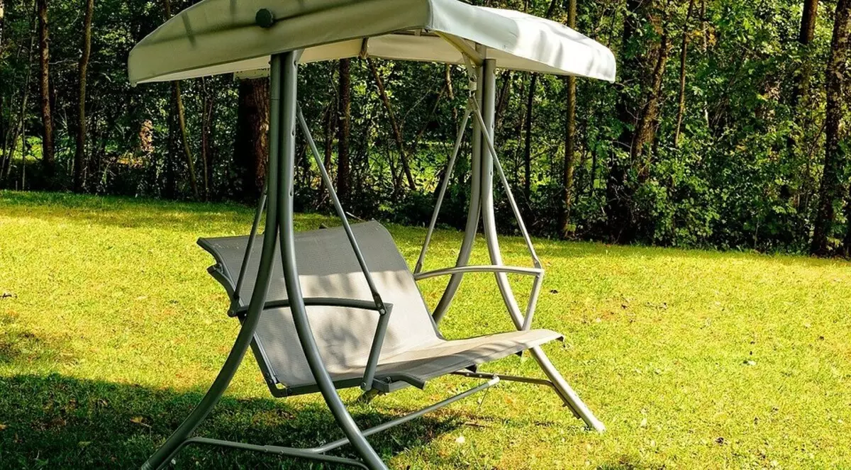 We make garden swings made of metal with their own hands: detailed instructions