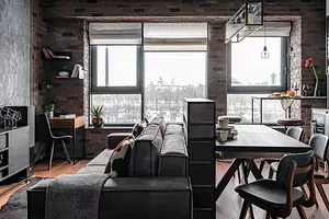 Cómodo apartamento de estilo loft con detalles interesantes. 5288_1