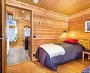 बारमधून लाकडी घराच्या आत डिझाइन: वास्तविक प्रकल्पांमधील कल्पना आणि 60 फोटो 5336_109