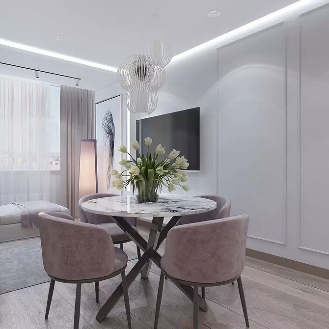 5 Principios principais do deseño Zapat-Living Room área de 30 metros cadrados. M. 5414_103