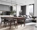 5 Hlavní principy designu v obývacím pokoji v obývacím pokoji 30m². M. 5414_116