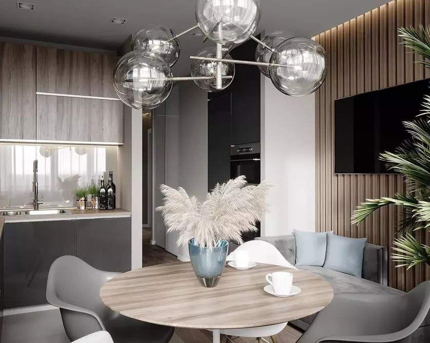 5 Principios principais do deseño Zapat-Living Room área de 30 metros cadrados. M. 5414_121