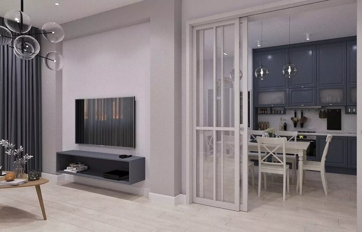 5 Principios principais do deseño Zapat-Living Room área de 30 metros cadrados. M. 5414_134