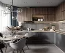 5 galvenie dizaina virtuves dzīvojamās telpas platība ir 30 kvadrātmetri. M. 5414_153