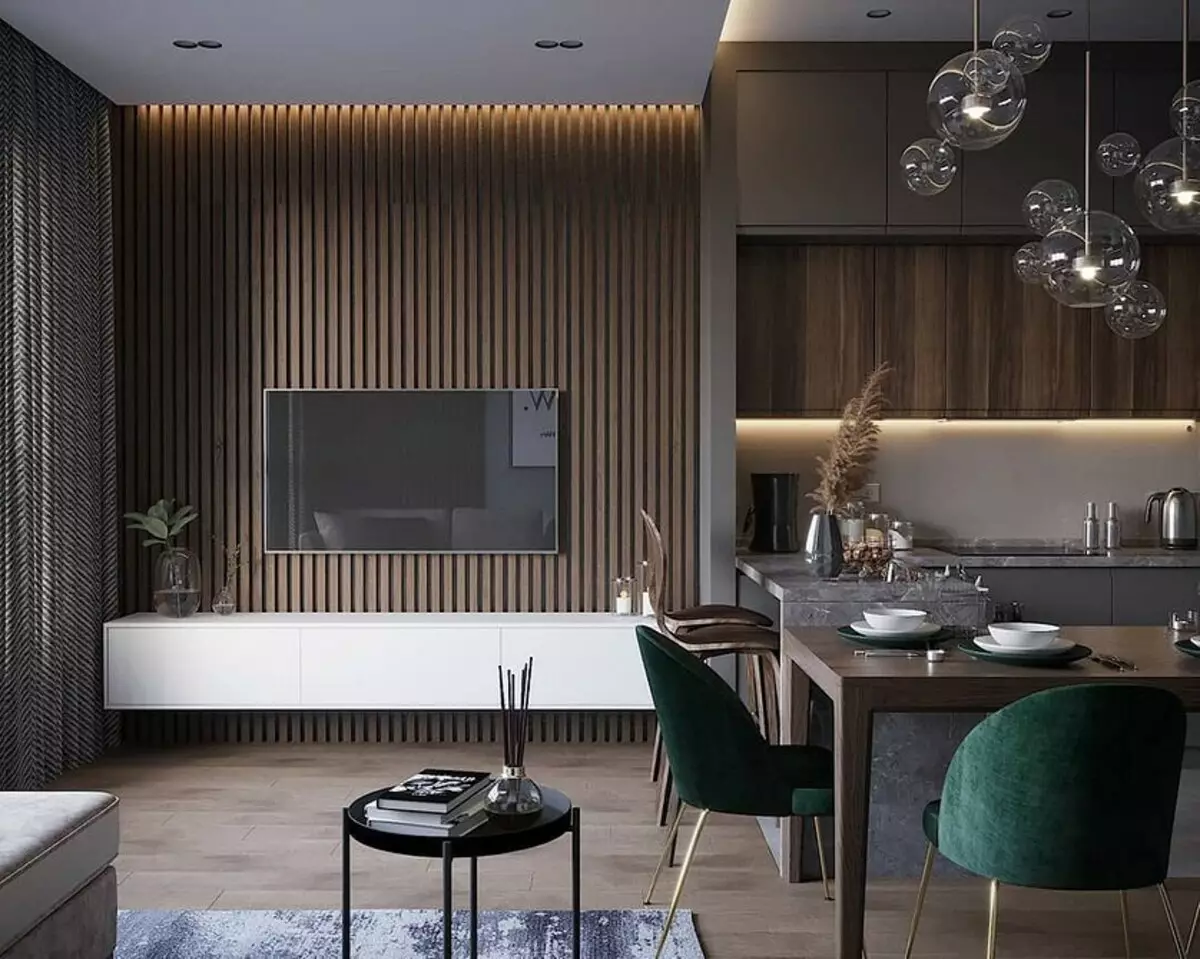 5 Principios principais do deseño Zapat-Living Room área de 30 metros cadrados. M. 5414_164
