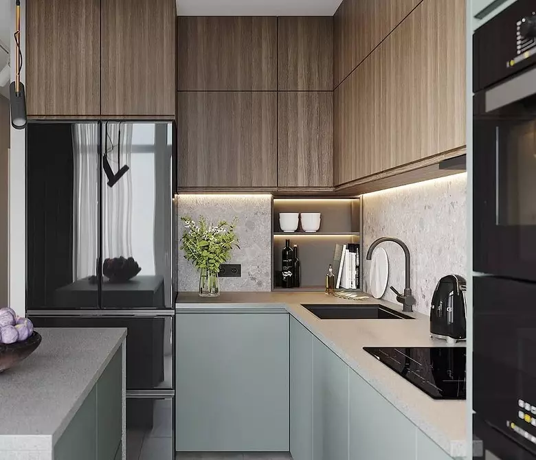 5 اصل اصلی طراحی اتاق آشپزخانه - اتاق نشیمن 30 متر مربع. M. 5414_168