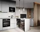 5 glavnih načel oblikovanja kuhinje-dnevne prostora površine 30 kvadratnih metrov. M. 5414_33