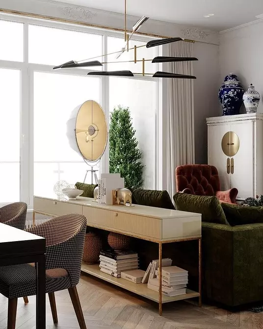 5 Principios principais do deseño Zapat-Living Room área de 30 metros cadrados. M. 5414_59