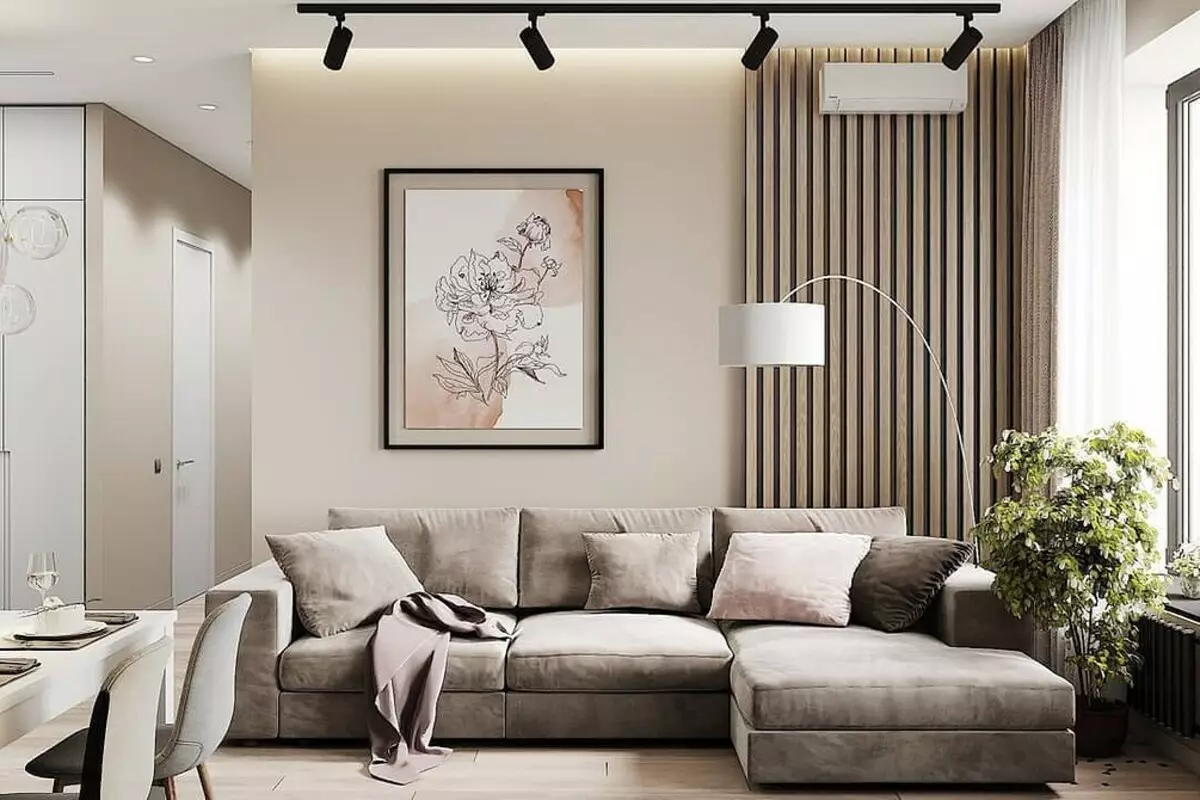 5 Principios principais do deseño Zapat-Living Room área de 30 metros cadrados. M. 5414_68